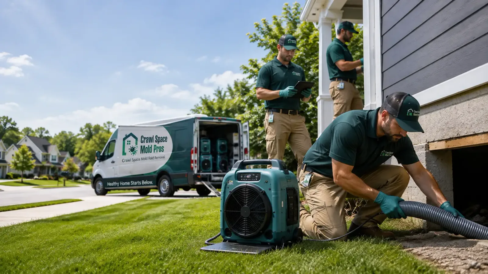 Crawl Space Mold Removal in Newport, OH